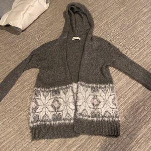 Abercrombie soft cardigan hoodie